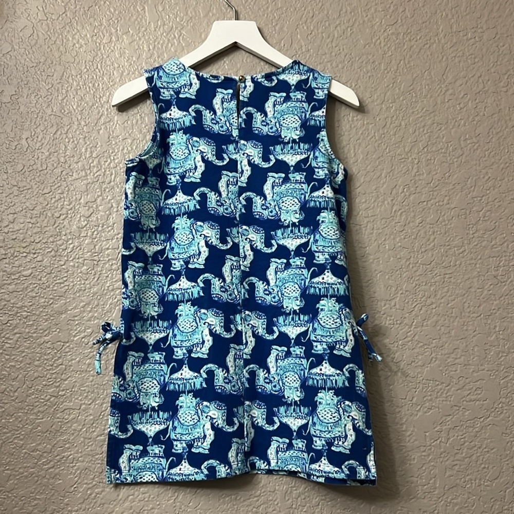 4 for $20 Lilly  girls elephant 🐘 shift/swim cover up terry material size L 8-10 - Picture 3 of 9